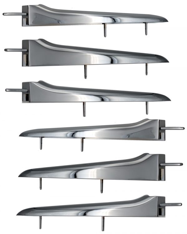1958-1961 corvette side spears