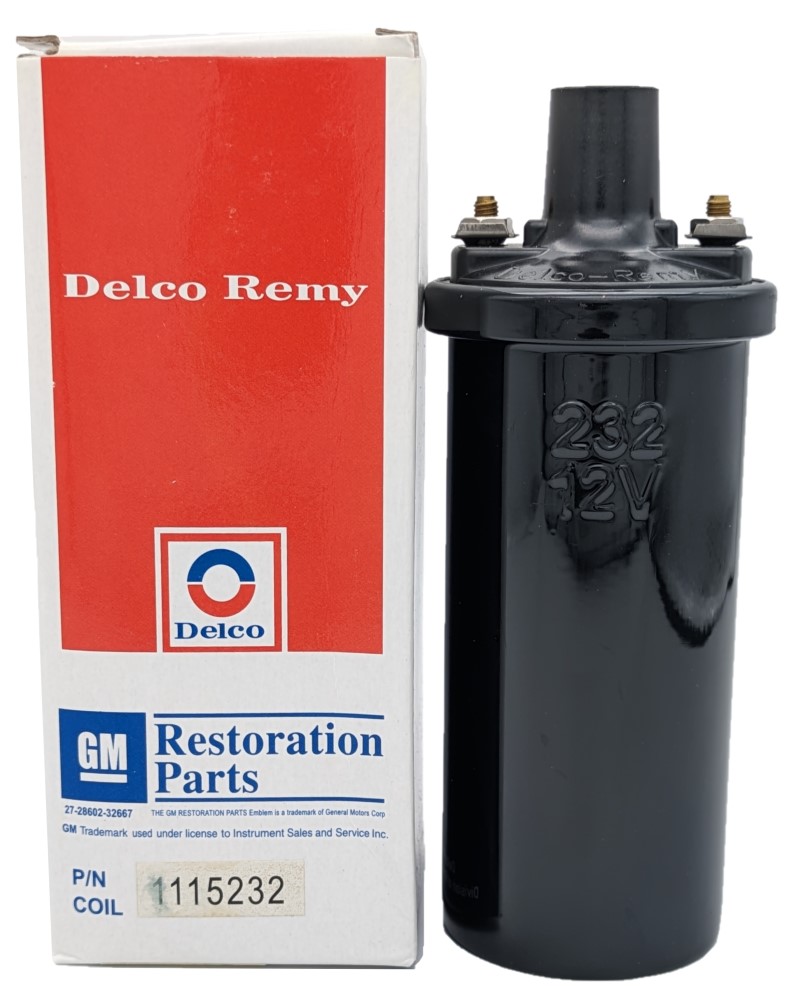 Delco Remy Coil Clean Delco Remy Ignition Coil 1115232 | Non-Transistor - New