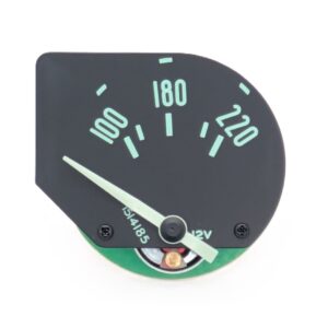 1961-1962 Corvette Temperature Gauge with Green Print main