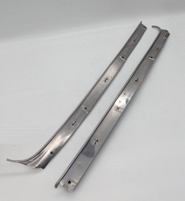1964-1967 Corvette Coupe Original Outer Door Reveal Mouldings with Seals main