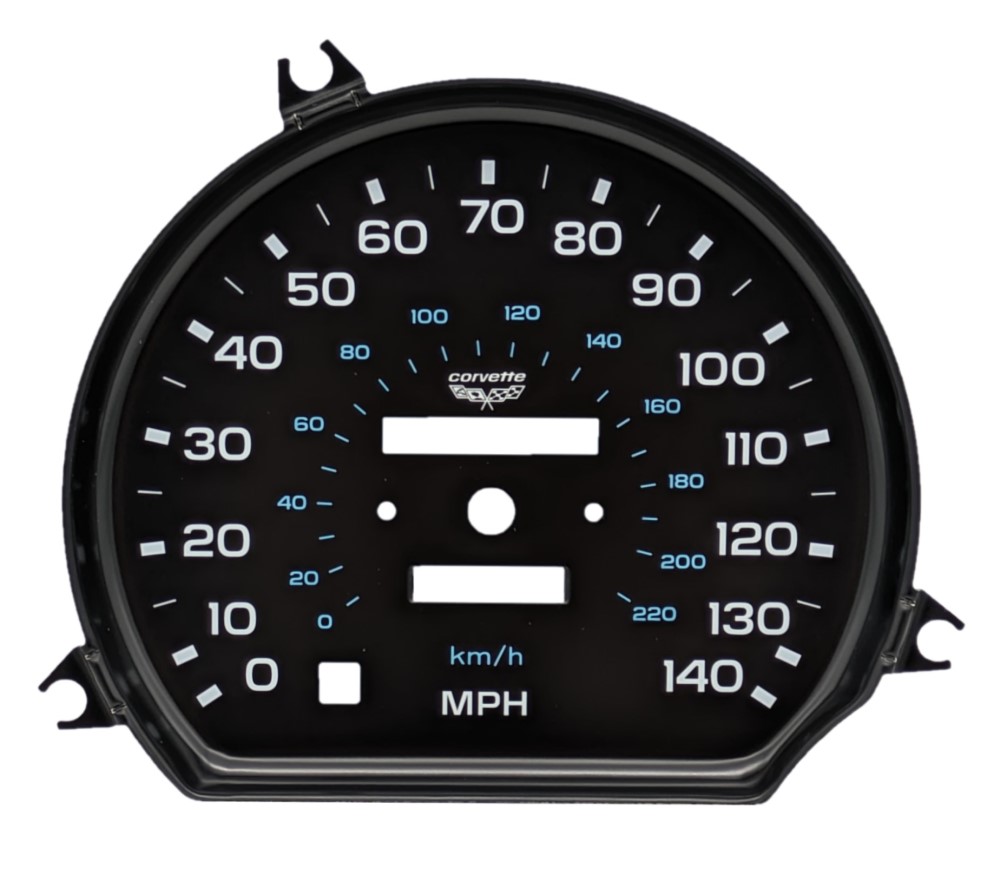 1978-1982 Corvette 140 MPH Speedometer Face | 25016828