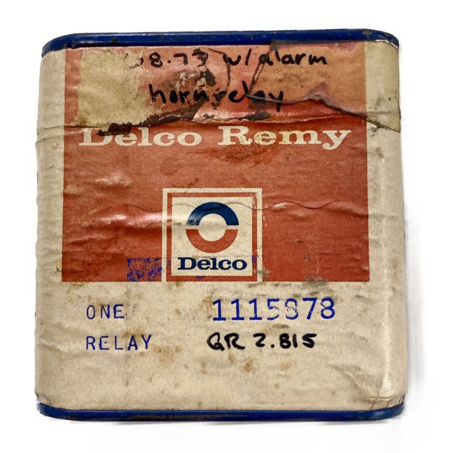 thumbnail image 2 of AC Delco 69323JP Wiper Relay For 1968-1971 Chevrolet Corvette – New, 12 Month Warranty 2 of 5