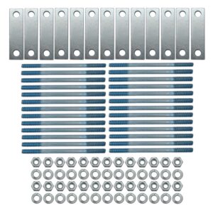 1953-1957 Corvette Grille Tooth Mounting Hardware Set main
