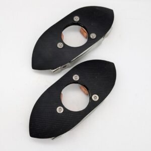 1958-1960 Corvette Rear Bumper Exhaust Retainers/Insulators main