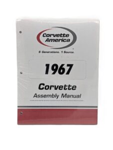 1967 Corvette Factory Assembly Manual main