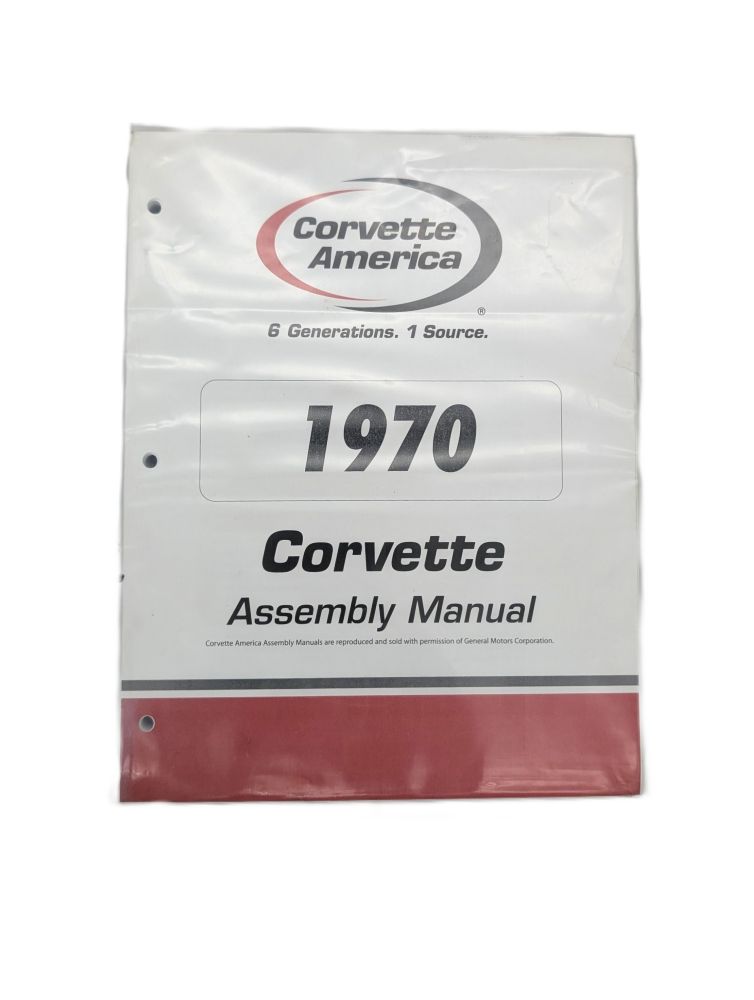 1970 Corvette Factory Assembly Manual main