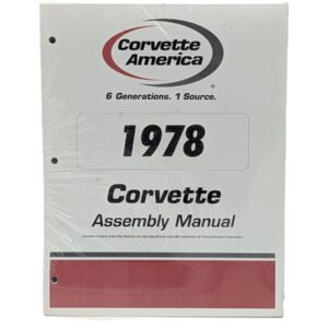 1978 Corvette Factory Assembly Manual main