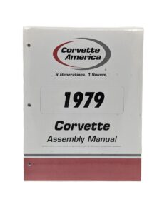 1979 Corvette Factory Assembly Manual main