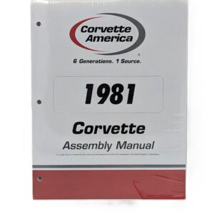 1981 Corvette Factory Assembly Manual main