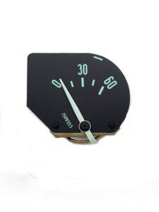 1961-1962 Corvette 60lb Oil Gauge with Green Print main