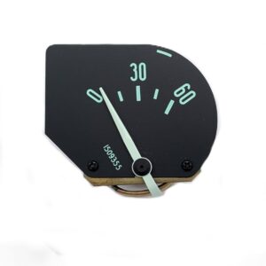 1961-1962 Corvette 60lb Oil Gauge with Green Print main