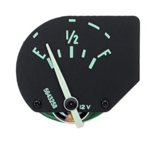 1961-1962 Corvette Fuel Gauge with Green Print main