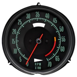 1968-1971 Corvette Tachometer Assembly 5600 Redline main