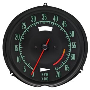 1968-1971 Corvette Tachometer Assembly 6000 Redline main