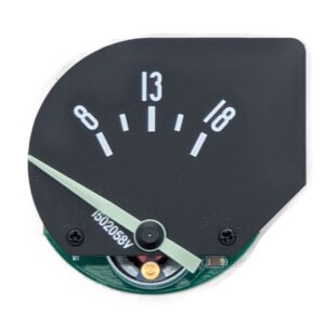1960-1961 Corvette Voltmeter Gauge white print main